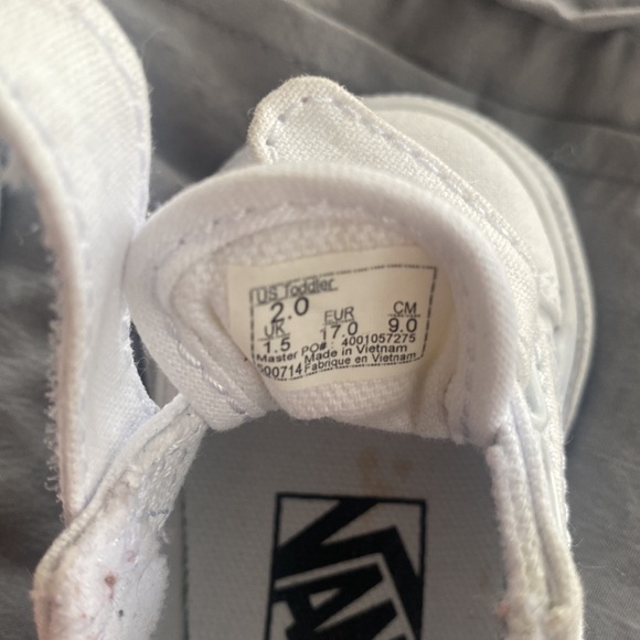 Infant White Vans - Picture 6 of 6